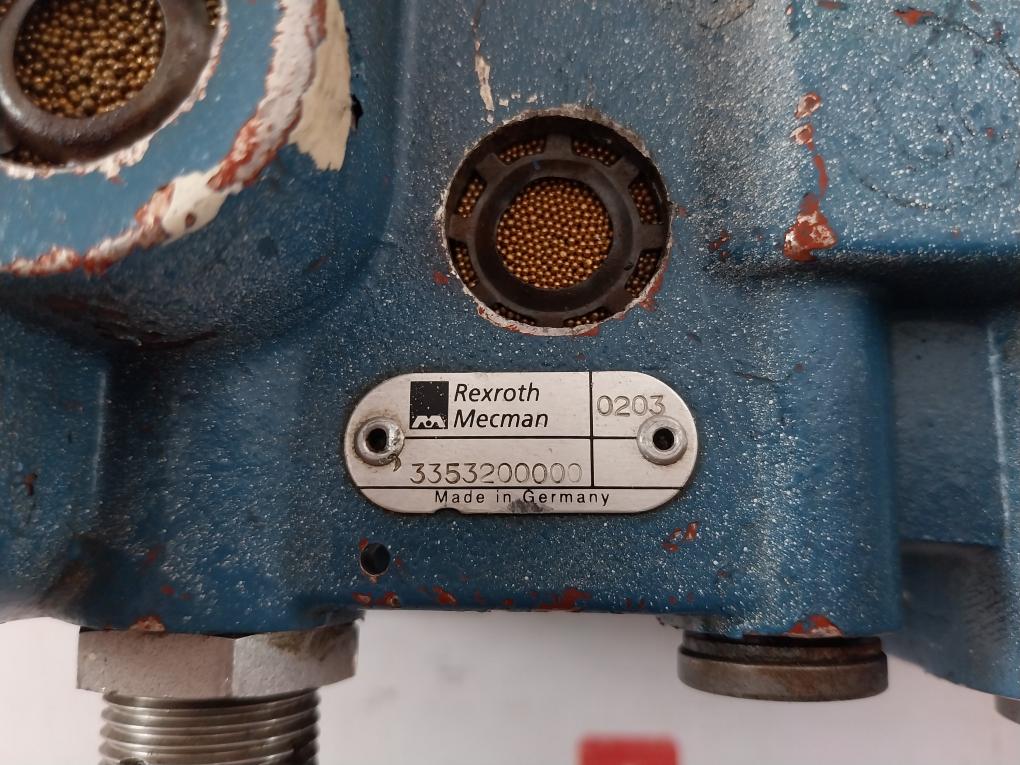 Rexroth 3353200000 Pressure Reducing Station 0203