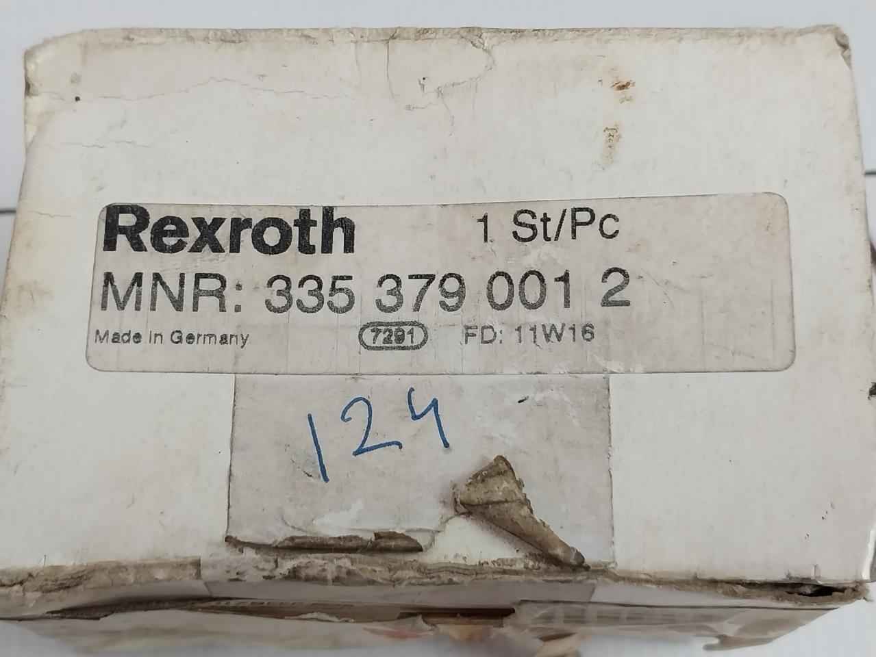 Rexroth 335 379 001 2 Repair Kit For Valve 3750240022 8838900643-raw-001-ab