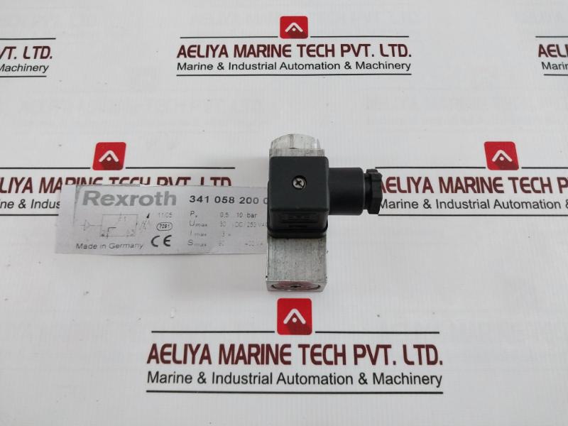 Rexroth 341 058 200 0 Pressure Switch 0,5-10 Bar 30Vdc/250Vac 3A 90 W/400 Va