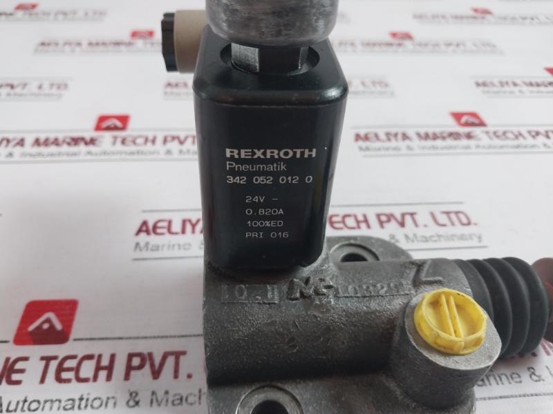 Rexroth 342 052 012 0 Directional Control Solenoid Valve 24V 0.820A 14 A Gdm