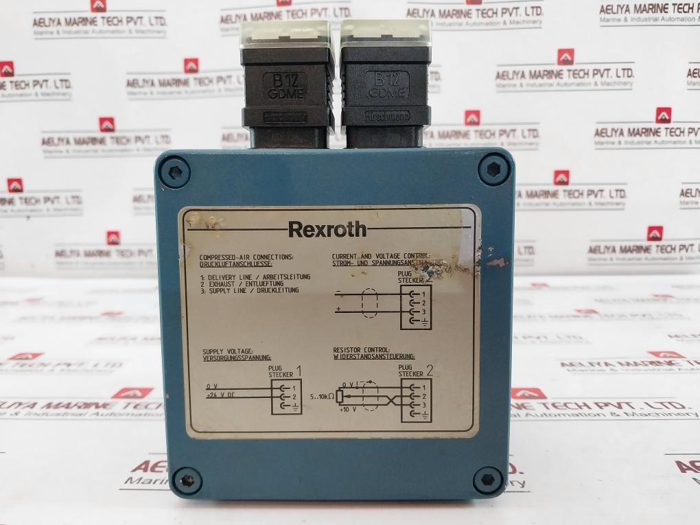 Rexroth 3460565500 Ep Regulator 24Vdc 3460565500 B 12 Gdme 0.3A