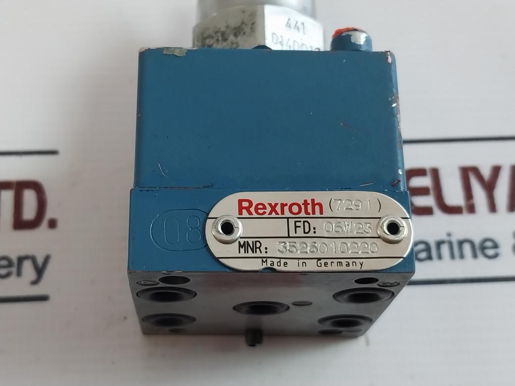 Rexroth 3526010220 Pneumatic Valve 7219