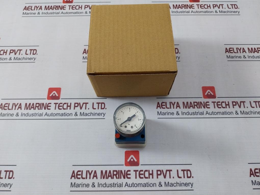 Rexroth 3526010520 Pneumatic Pressure Gauge 0-6 Bar