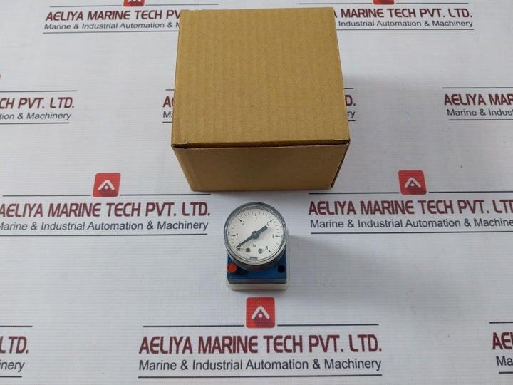 Rexroth 3526010520 Pneumatic Pressure Gauge 0-6 Bar