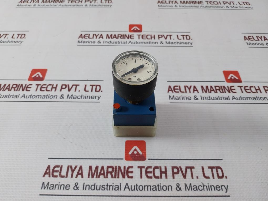 Rexroth 3526010520 Pneumatic Pressure Gauge 0-6 Bar