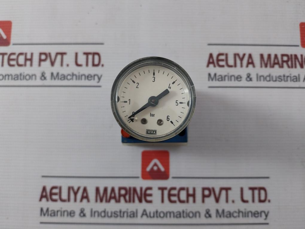 Rexroth 3526010520 Pneumatic Pressure Gauge 0-6 Bar