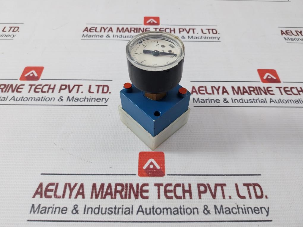 Rexroth 3526010520 Pneumatic Pressure Gauge 0-6 Bar