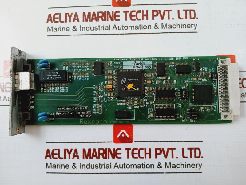 Rexroth 3 608 860 258 Ethernet Module Hw-version 2.1