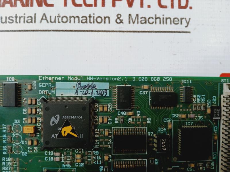 Rexroth 3 608 860 258 Ethernet Module Hw-version 2.1