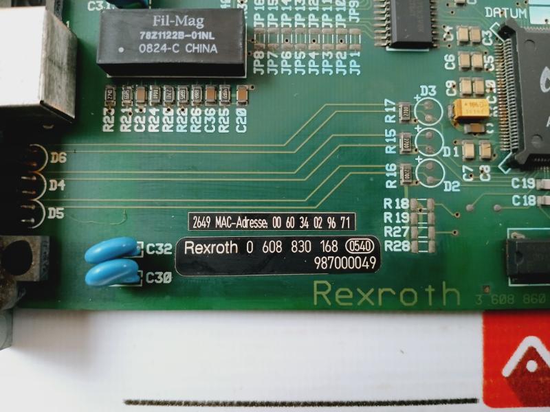 Rexroth 3 608 860 258 Ethernet Module Hw-version 2.1
