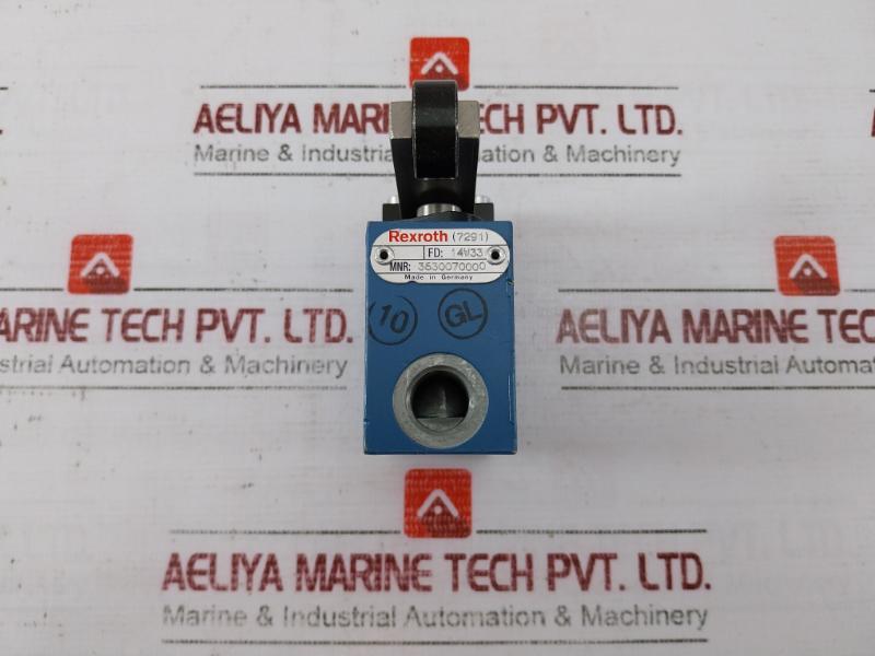 Rexroth 3630070000 Roller Lever Pneumatic Directional Valve 14W33 2A