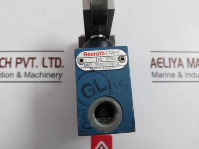Rexroth 3630070010 Pneumatic Directional Valve 07W41