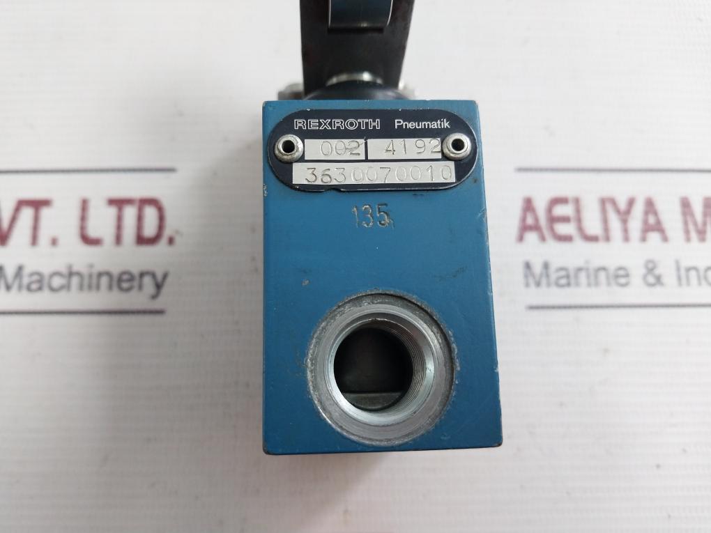 Rexroth 3630070010 Pneumatic Directional Valve With Roller
