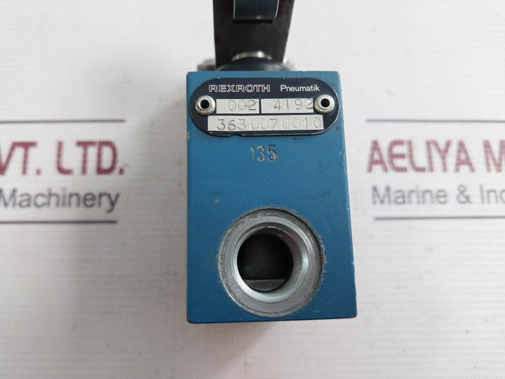 Rexroth Pneumatic Directional Valve With Roller