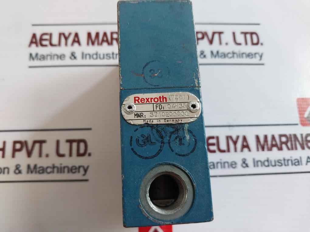 Rexroth 3710200000 Pneumatic & Control Valve 04W35