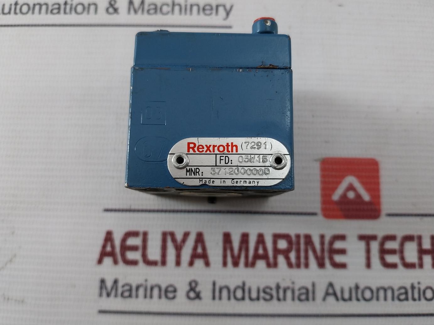 Rexroth 3712000000 Pneumatic Directional Control Valve 05W15