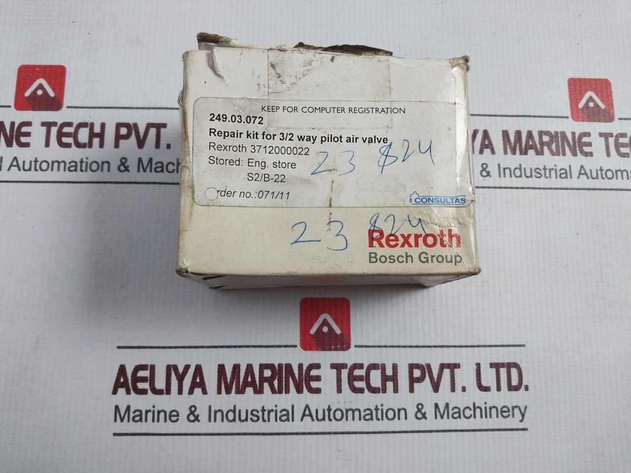 Rexroth 3712000022 Pneumatic Valve Repair Kit C39036/1