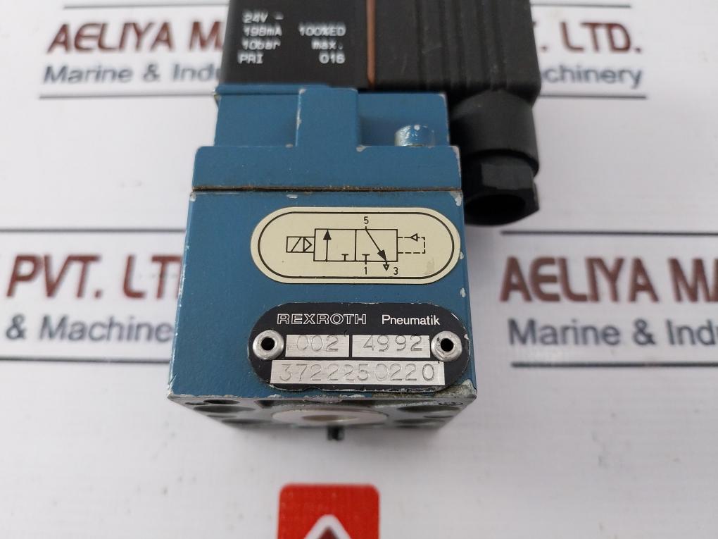 Rexroth 3722250220 Pneumatic Direction Valve 24V