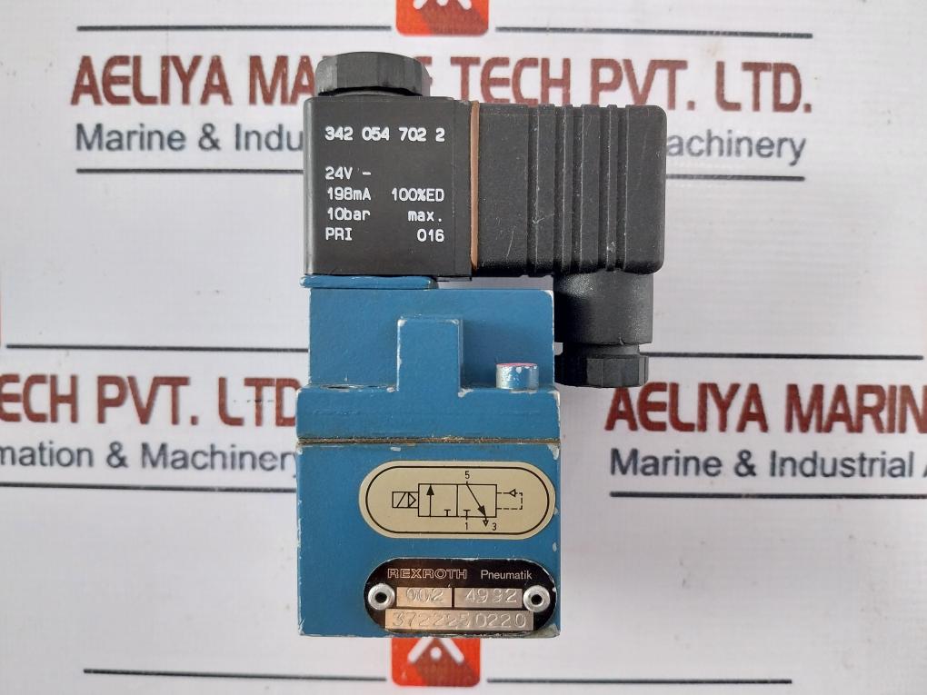 Rexroth 3722250220 Pneumatic Direction Valve 24V