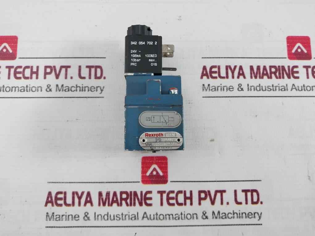 Rexroth 3722250220 Pneumatic Directional Valve 24V 10 Bar Max