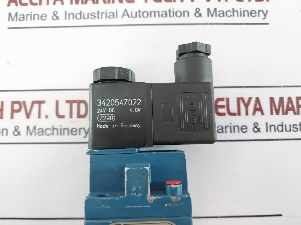 Rexroth 3722250220 Pneumatic Directional Valve 4.8W 24Vdc