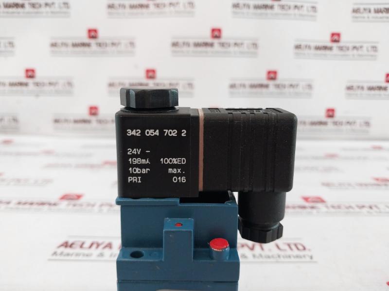 Rexroth 372 225 092 0 Pneumatic Solenoid Valve 10Bar 198Ma 24V 342 054 702 2