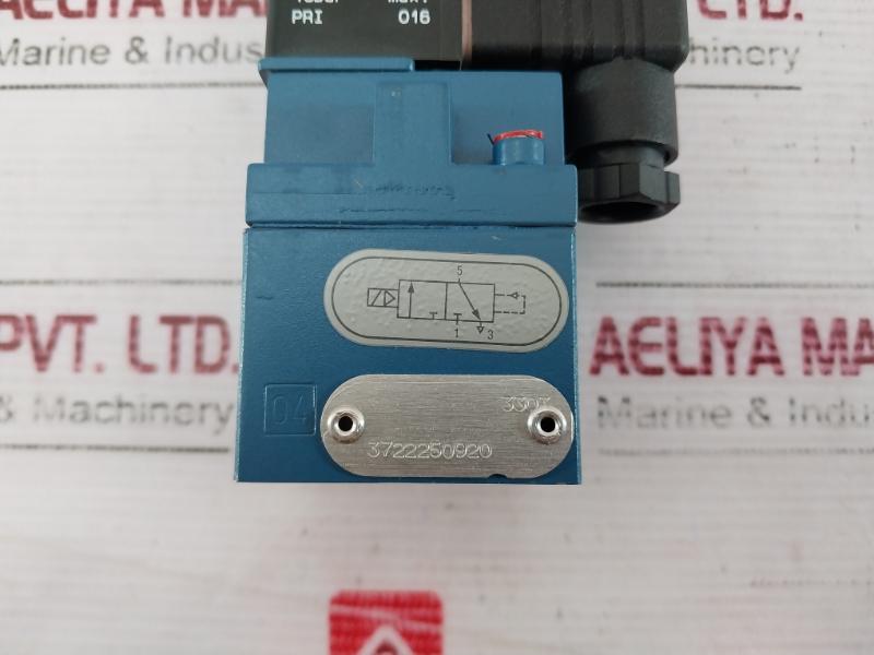 Rexroth 372 225 092 0 Pneumatic Solenoid Valve 10Bar 198Ma 24V 342 054 702 2