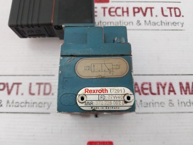 Rexroth 372 225 092 0 Pneumatic Solenoid Valve 3420547022 24V Dc 4.8W