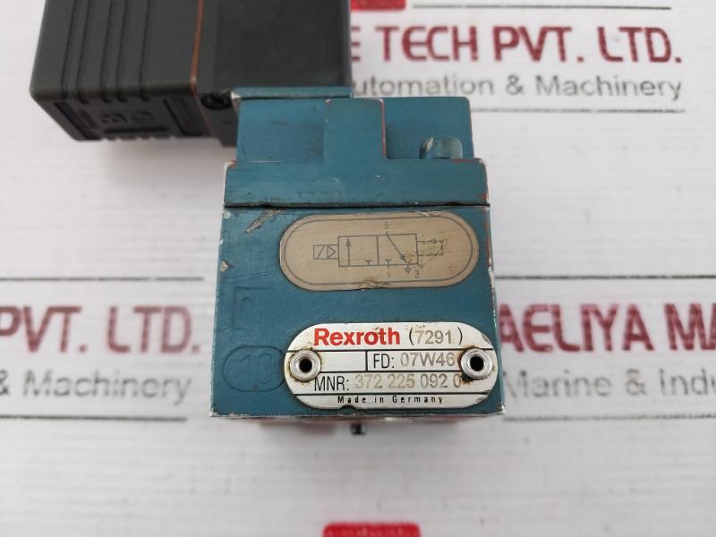 Rexroth 372 225 092 0 Pneumatic Solenoid Valve 3420547022 24V Dc 4.8W