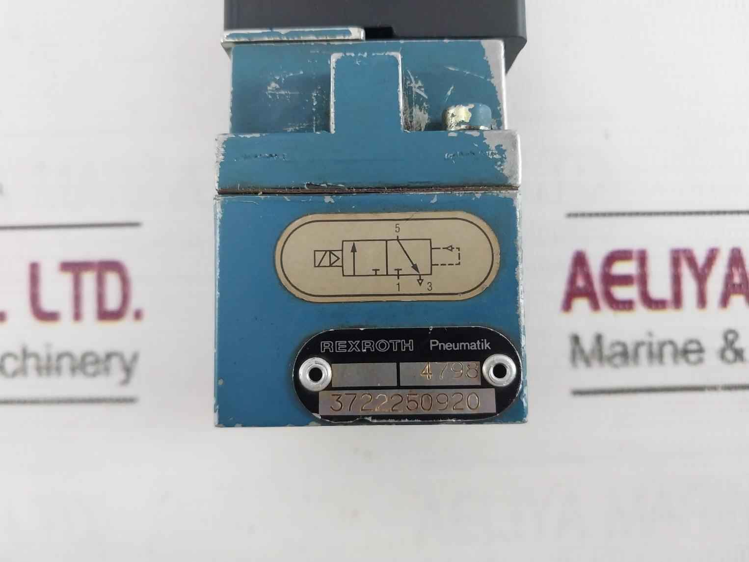 Rexroth 3722250920 Pneumatic Valve 24V 10Bar Max