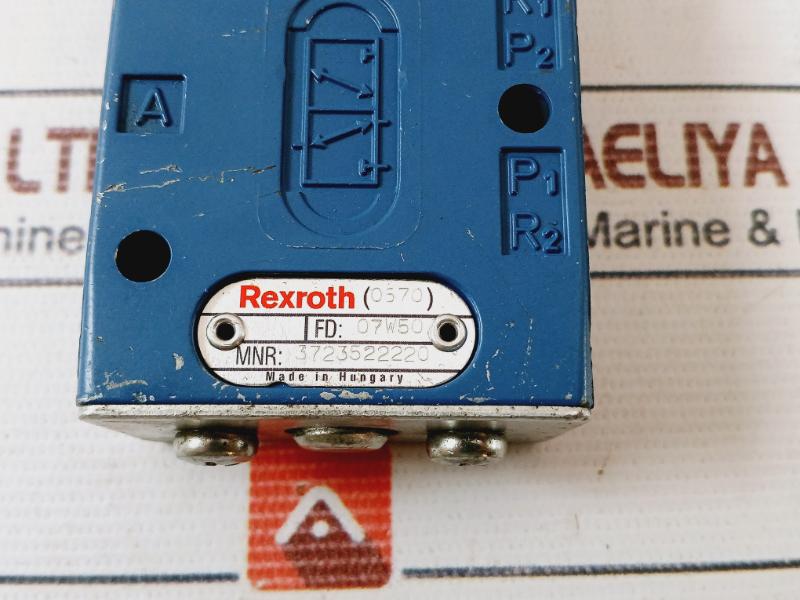 Rexroth 3723522220 Pneumatic Control Valve 24V Dc 4.4W P82A