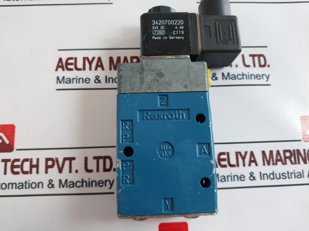 Rexroth 3723522220 Pneumatic &amp; Control Valve 24V Dc 4.4W