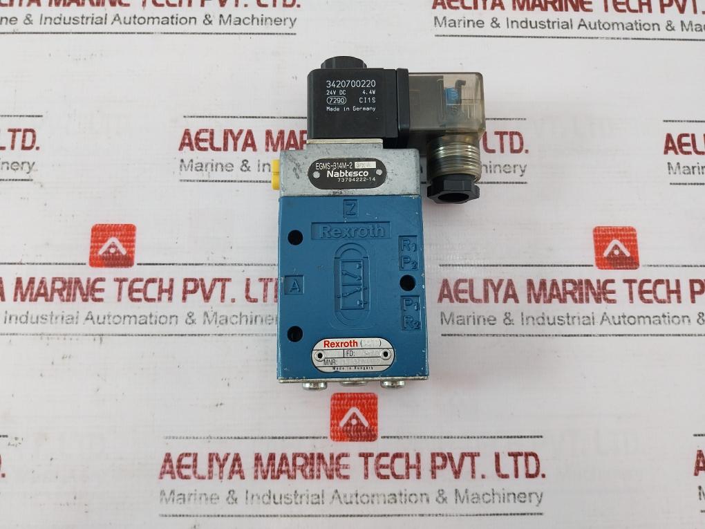 Rexroth 3723522220 Pneumatic & Control Valve 24Vdc 13W47