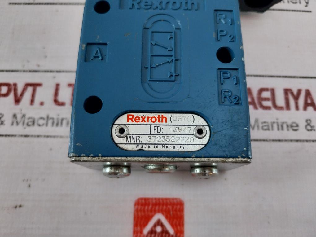 Rexroth 3723522220 Pneumatic & Control Valve 24Vdc 13W47
