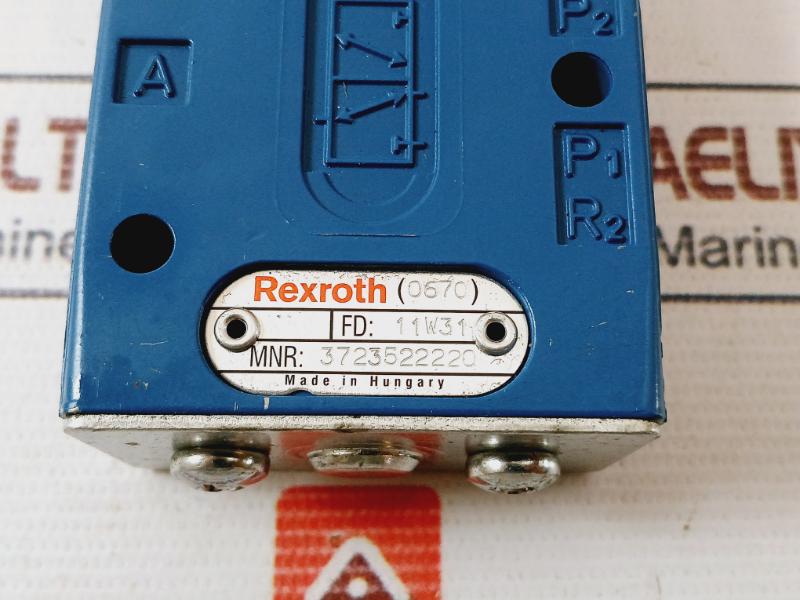 Rexroth 3723522220 Pneumatic Control Valve 24V Dc 4.4W 11W31