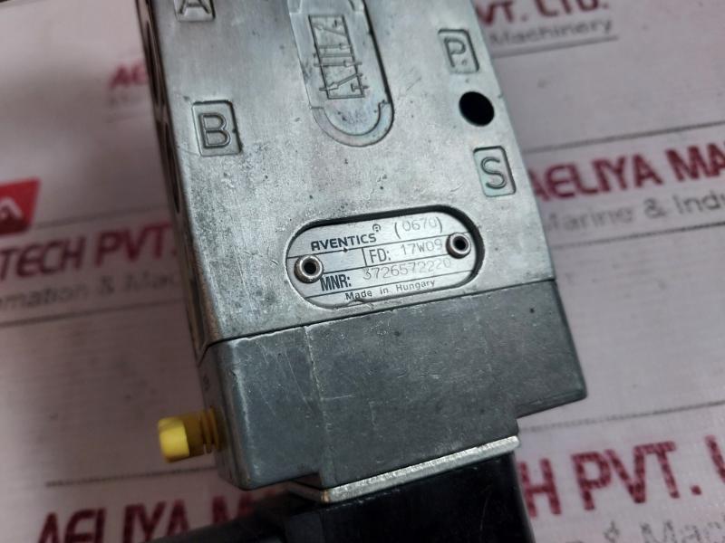 Rexroth 3726572220 Pneumatic & Control Valve 17W09 3420700820 24V Dc 4.5W