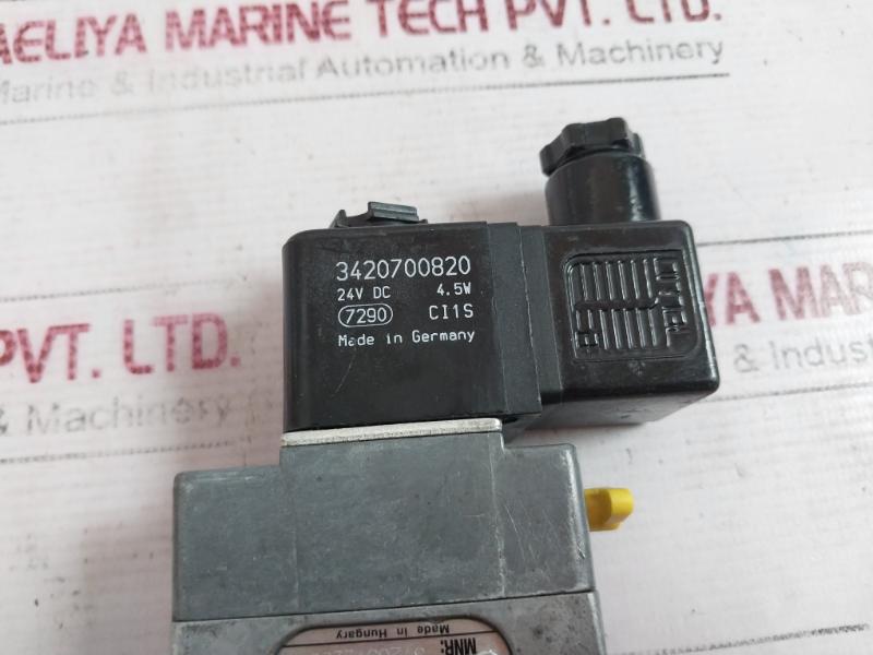 Rexroth 3726572220 Pneumatic & Control Valve 17W09 3420700820 24V Dc 4.5W