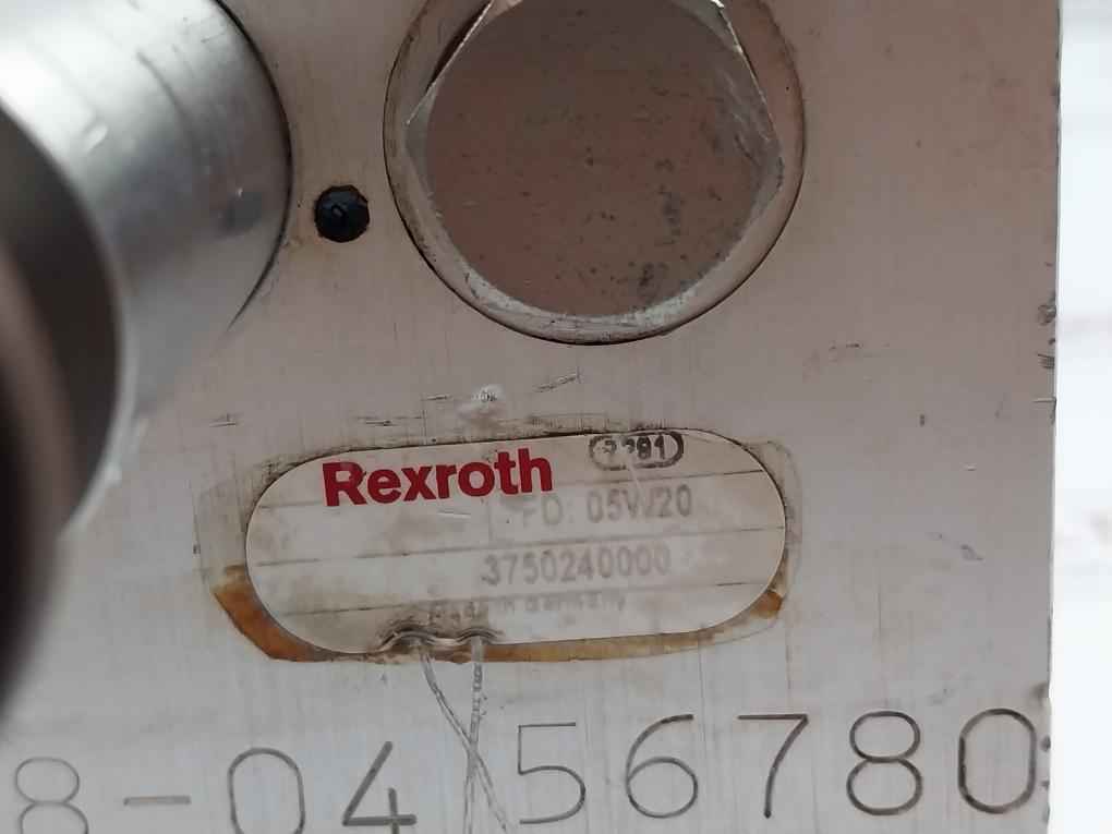 Rexroth 3750240000 Pneumatic Pressure Reducing Valve 0–350 Psi/0–25 Bar