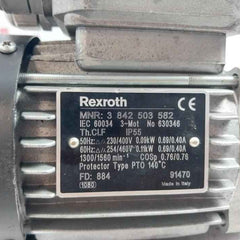Rexroth 3 842 503 582 3-phase Thermal Protection Drive Motor Iec 60034 Ip55
