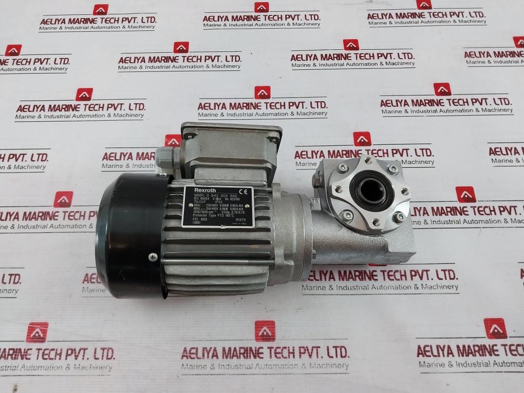 Rexroth 3 842 503 582 Drive Motor 140C 230/400Vac 1300/1560 Rpm 50/60 Hz