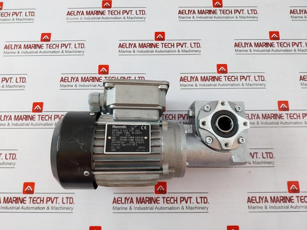 Rexroth 3 842 503 582 Thermal Protection Drive Motor Iec 60034 Ip55 1300/1560 Rpm