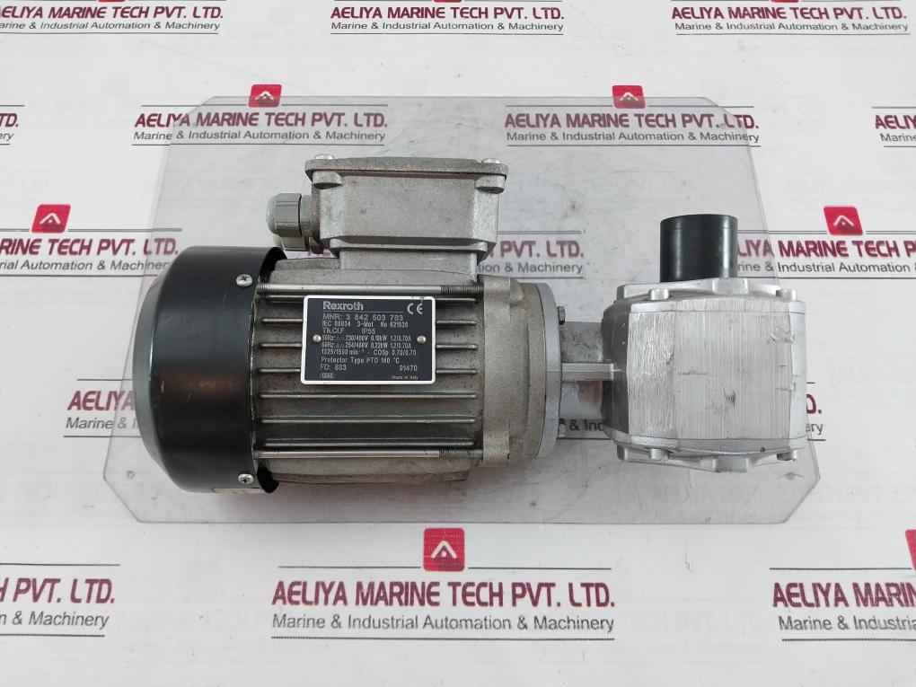 Rexroth 3 842 503 783 3-phase Thermal Protection Drive Motor 621536 8Mm