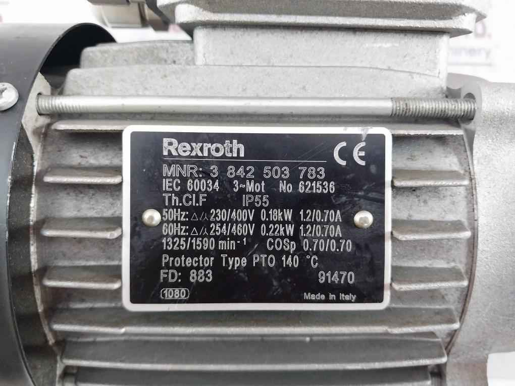 Rexroth 3 842 503 783 3-phase Thermal Protection Drive Motor 621536 8Mm