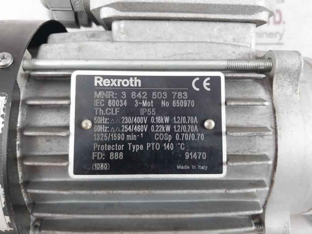 Rexroth 3 842 503 783 3-phase Thermal Protection Motor Ip55 230/400V 1.2/0.70A