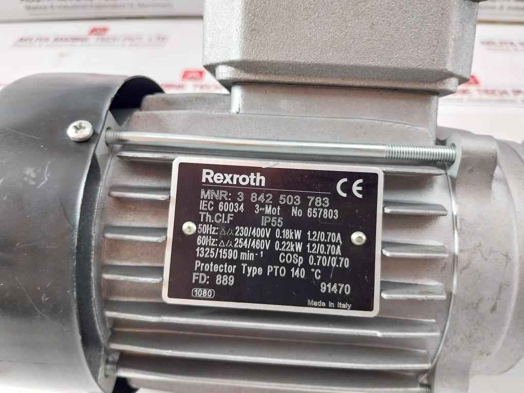 Rexroth 3 842 503 783 Thermal Protection Motor 230/400V 0.18Kw 1.2/0.70A 50/60Hz
