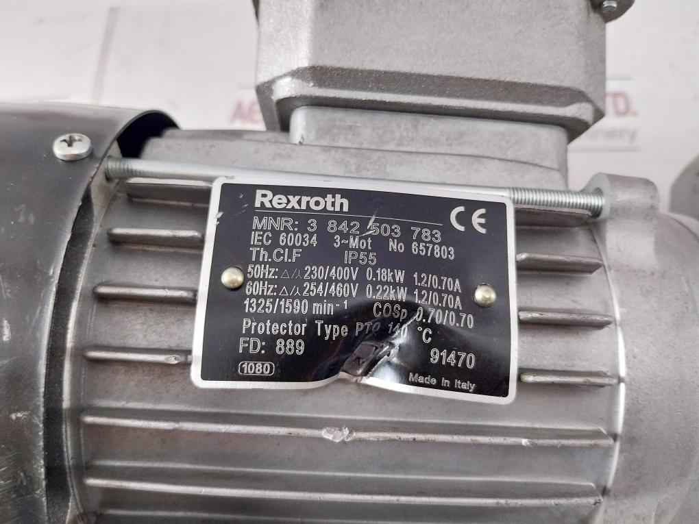 Rexroth 3 842 503 783 Thermal Protection Motor 230/400V 0.18Kw 1.2/0.70A Ip55
