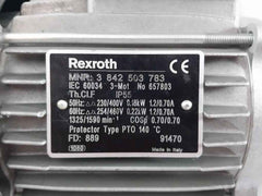 Rexroth 3 842 503 783 Three-phase Motor W/ Thermal Protection 657803