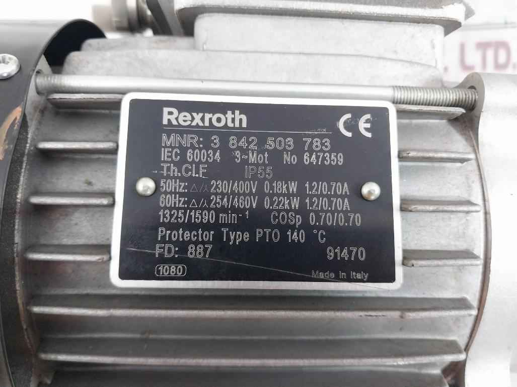 Rexroth 3 842 503 783 Three-phase Thermal Protection Drive Motor Ip55
