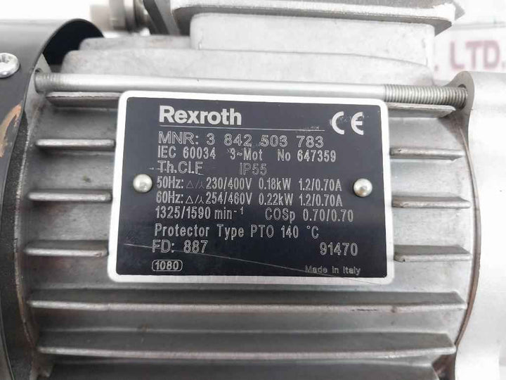 Rexroth 3 842 503 783 Three-phase Thermal Protection Drive Motor Ip55