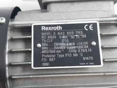 Rexroth 3 842 503 783 Three Phase Thermal Protection Motor 56-63 8Mm Ip55
